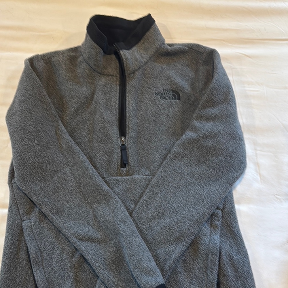 The North Face Charcoal Quarter-Zip Fleece
